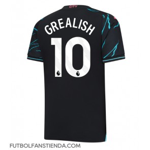 Manchester City Jack Grealish #10 Tercera Equipación 2023-24 Manga Corta